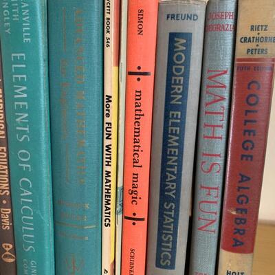 Lot 217. Books on Mathematics