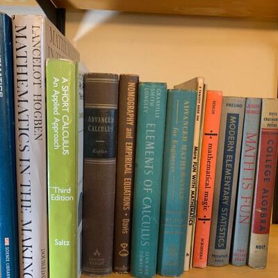 Lot 217. Books on Mathematics
