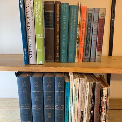 Lot 217. Books on Mathematics