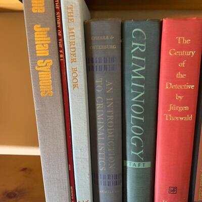 Lot 220. Books on Criminology