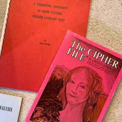 Lot 232.  Books on Codes and Ciphers