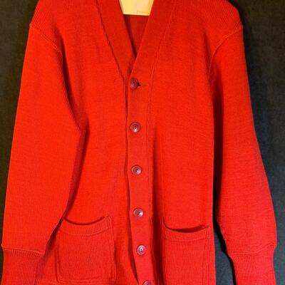 Lot 239. Vintage Wool Cardigan Sweater