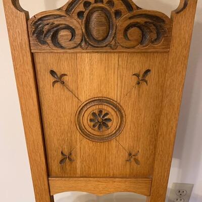 Lot 241. pair of Hand-Carved Antique Chairs