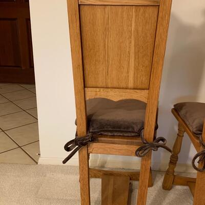 Lot 241. pair of Hand-Carved Antique Chairs