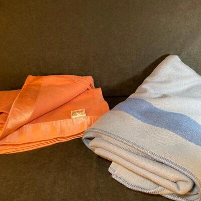 Lot 250. Two Vintage Wool Blankets