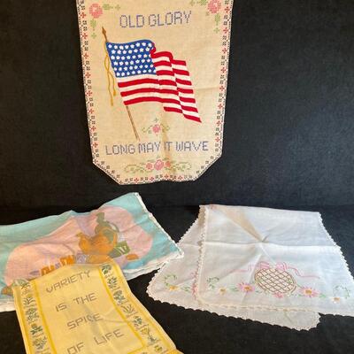 Lot 251. Antique Linens