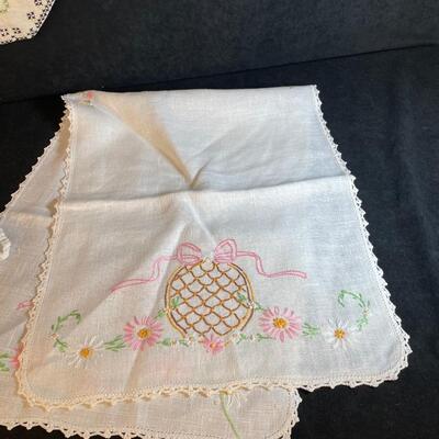 Lot 251. Antique Linens