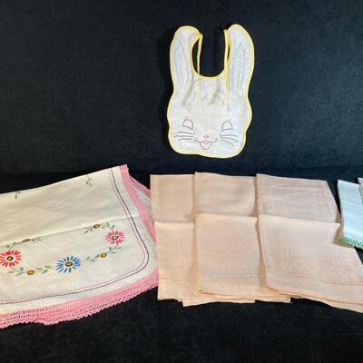 Lot 252. Antique Linens