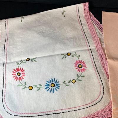 Lot 252. Antique Linens