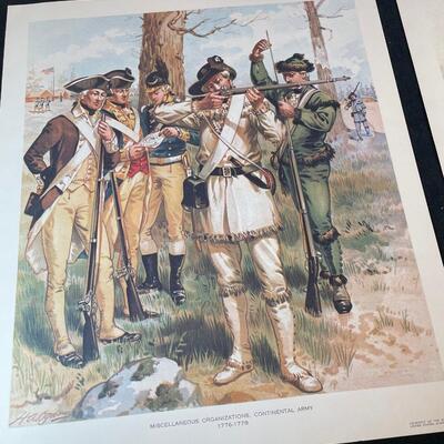 Lot 257. Set of 4 Military Prints