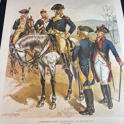 Lot 257. Set of 4 Military Prints