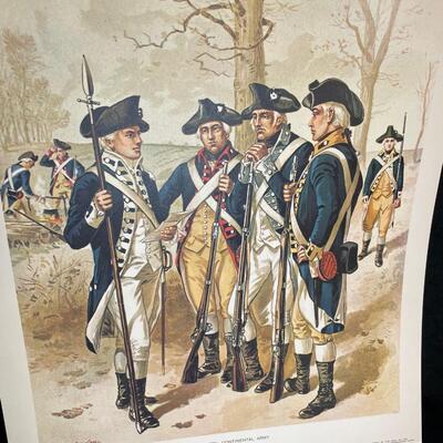 Lot 257. Set of 4 Military Prints