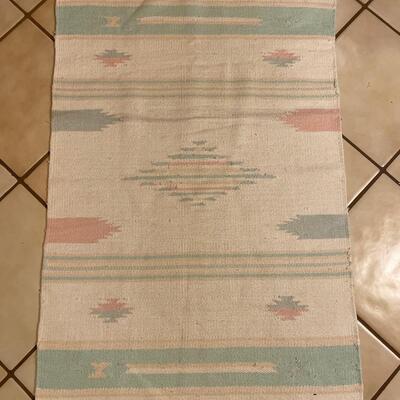 Lot 265. Southwest-style Cotton Area Rug