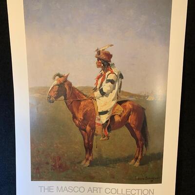 Lot 270. Remington Cowboy and Indian Prints