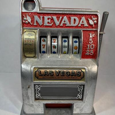 Nevada Vintage Metal Slot Machine