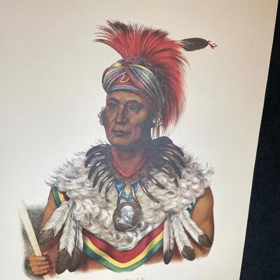 Lot 272.  Set of 8 Prints of Indian Chiefs