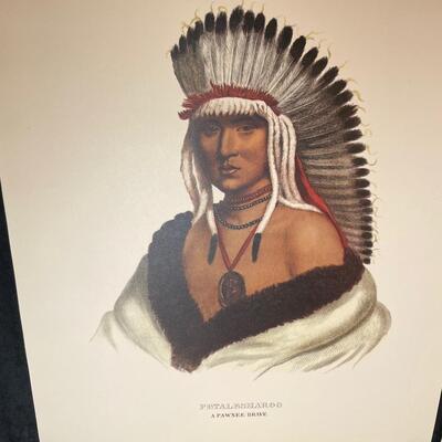Lot 272.  Set of 8 Prints of Indian Chiefs