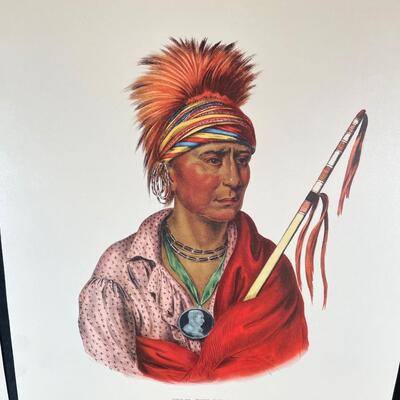 Lot 272.  Set of 8 Prints of Indian Chiefs