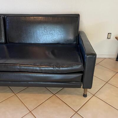 Lot 273. Vintage Vinyl Sofa