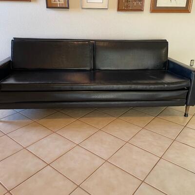 Lot 273. Vintage Vinyl Sofa