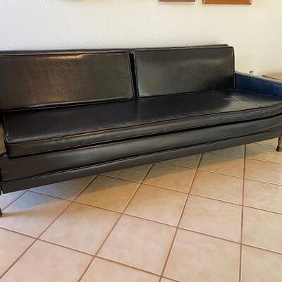 Lot 273. Vintage Vinyl Sofa