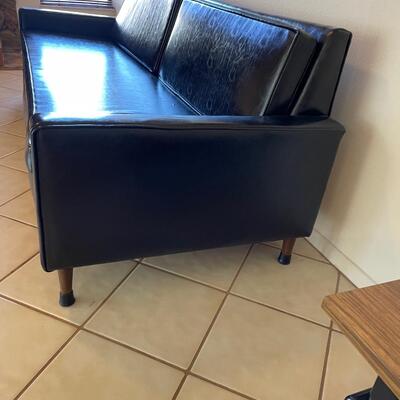 Lot 273. Vintage Vinyl Sofa