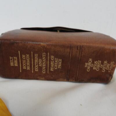 Bibles, 1 LDS Quad, 1 Bible Has Carrying Case, 1 Bible Precious Moments