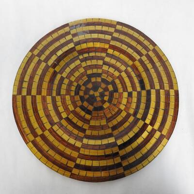 Brown Mosaic Tile Plate