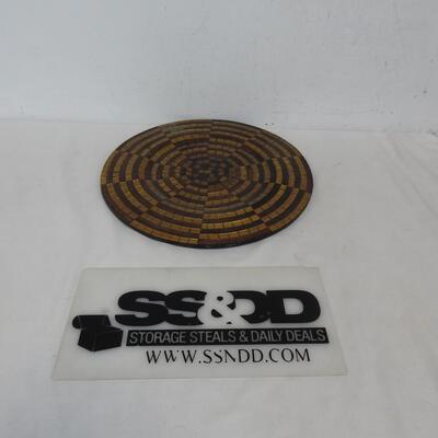 Brown Mosaic Tile Plate