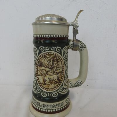 Beer Stein: Point...English Setter (9" Tall)