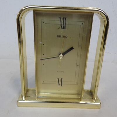 Home Decor: Wood Basket, Angel Lamp, Seiko Clock, Music Box, Lamp & Clock WORK