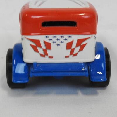 Hot Wheels '32 Ford Sedan Delivery, 6in, Metal, Red/White/Blue