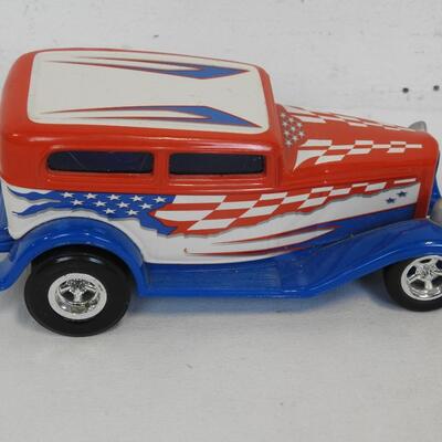 Hot Wheels '32 Ford Sedan Delivery, 6in, Metal, Red/White/Blue