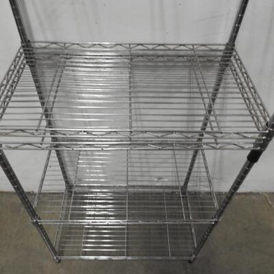 Metal Shelves For Storage, 14" Deep, 23" Wide, 58 1/2" Tall
