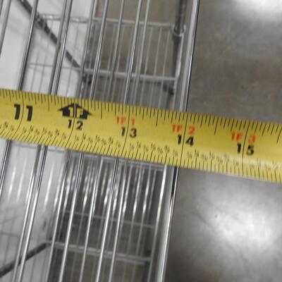 Metal Shelves For Storage, 14" Deep, 23" Wide, 58 1/2" Tall