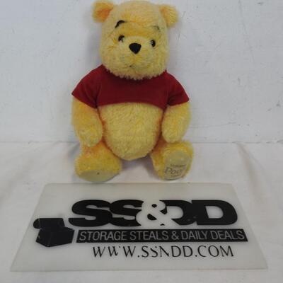 Vintage Disney Store 2002 Winnie The Pooh Plush, 12" Moveable Legs