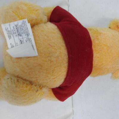 Vintage Disney Store 2002 Winnie The Pooh Plush, 12" Moveable Legs