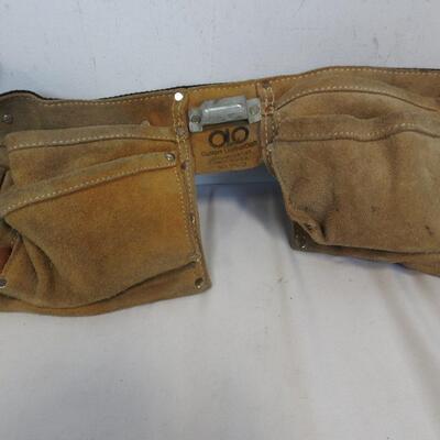 Custom Leather Craft Tool Belt w/Dewalt Tool Holder