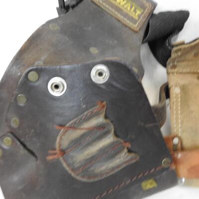 Custom Leather Craft Tool Belt w/Dewalt Tool Holder