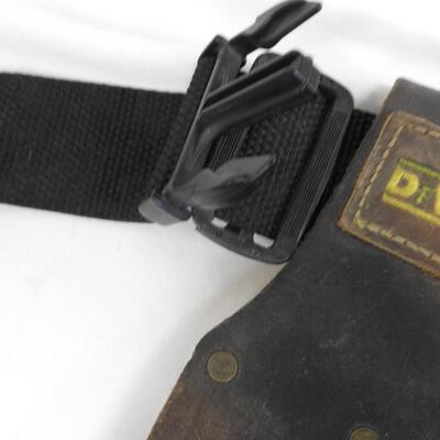 Custom Leather Craft Tool Belt w/Dewalt Tool Holder