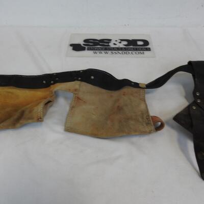 Custom Leather Craft Tool Belt w/Dewalt Tool Holder