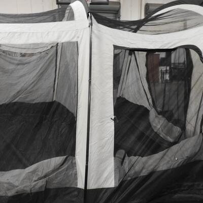 Sears 10 Person Tent w/ Bag, Rain Fly, Stakes, 2 Extra Poles