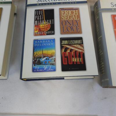 7 Hardcover Books Select Editions, Reader's Digest Condensed Novels