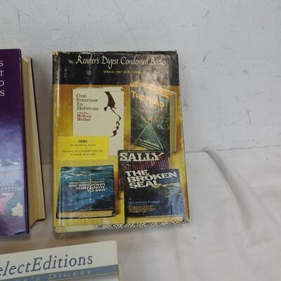 7 Hardcover Books Select Editions, Reader's Digest Condensed Novels