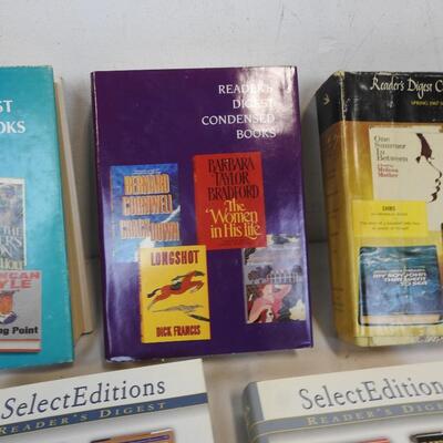 7 Hardcover Books Select Editions, Reader's Digest Condensed Novels