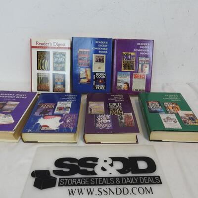 7 Hardcover Books Select Editions, Reader's Digest Condensed Novels