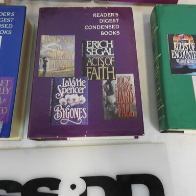 7 Hardcover Books Select Editions, Reader's Digest Condensed Novels