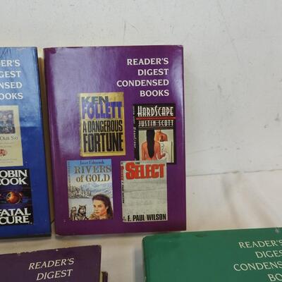 7 Hardcover Books Select Editions, Reader's Digest Condensed Novels