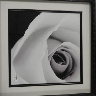 Home Decor: Framed Black & White Print:, Framed Mirror 13 1/2"x49 1/2"