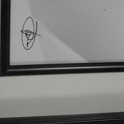 Home Decor: Framed Black & White Print:, Framed Mirror 13 1/2"x49 1/2"